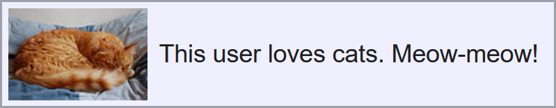 This user loves cats. Meow-meow!